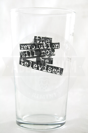 Bicchiere Birra Brewdog "the revolution will not be televised" 40cl
