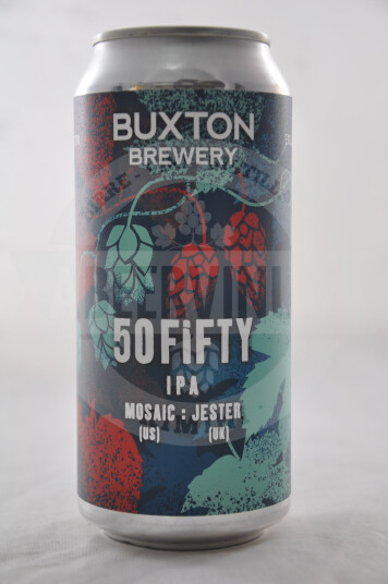 Birra Buxton 50 Fifty (US:UK) Mosaic Jester lattina 44cl