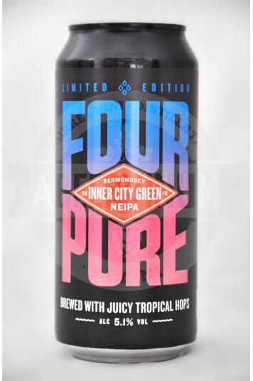 Birra Fourpure Inner City Green lattina 44cl