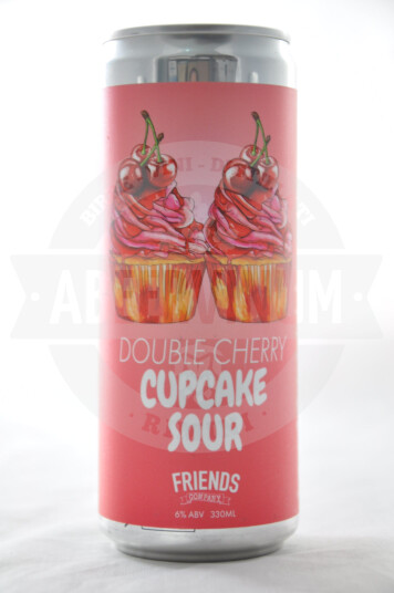 Birra Friends Double Cherry Cupcake Sour Lattina 33cl