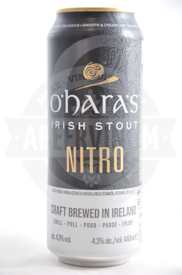 Birra O'Hara's Irish Stout Nitro lattina 44cl