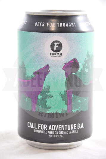 Birra Frontaal Call For Adventure Barrel Aged Lattina 33cl