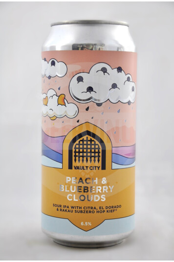 Birra Vault City Peach Blueberry Clouds Lattina 44cl
