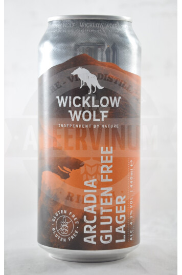 Birra Wicklow Wolf  Arcadia G-Free Lattina 44cl