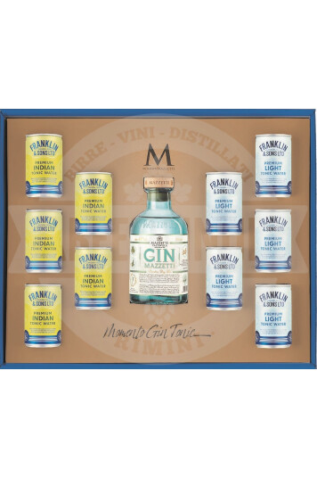 Cofanetto "Momento Gin Tonic" 50cl con 10 Toniche Franklin