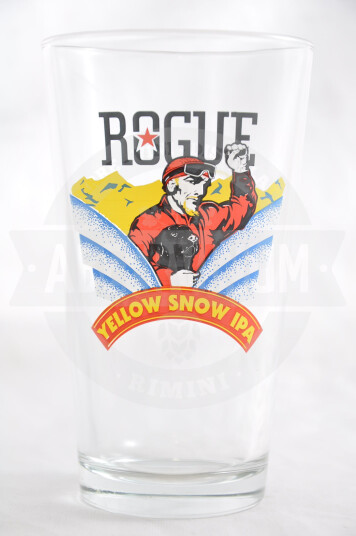 Bicchiere Birra Rogue Yellow Snow IPA 40cl