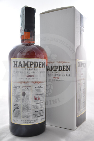 Rum Pure Single Jamaican Pagos 100% Ex Sherry Caks 70cl - Hampden Estate