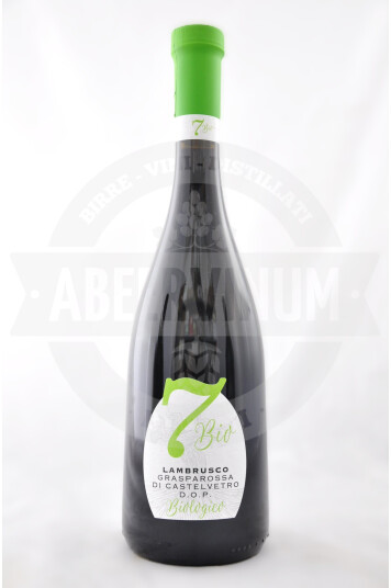 Vino "7 Bio" Lambrusco Grasparossa di Castelvetro DOP Secco - Cantina Settecani