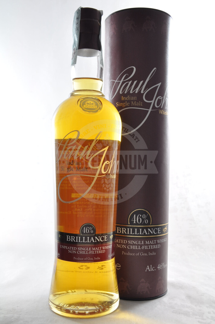 Vendita Whisky Indiano Brilliance Single Malt (non torbato) - Paul John  Distillery al miglior prezzo