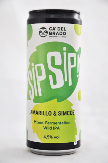 Birra Cà del Brado Sip Sip! Amarillo & Simcoe Lattina 33cl