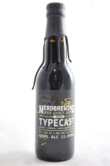 Birra Nerdbrewing Typecast Imperial Licorice, Lemon & Vanilla Stout 33cl