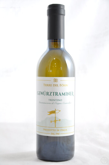 Vino Gewurztraminer Trentino 2021 bottiglia 37.5cl - Terre del Föhn