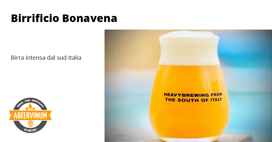 Bonavena, birra intensa dal sud Italia